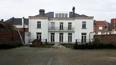 Façade arrière transformation en cours