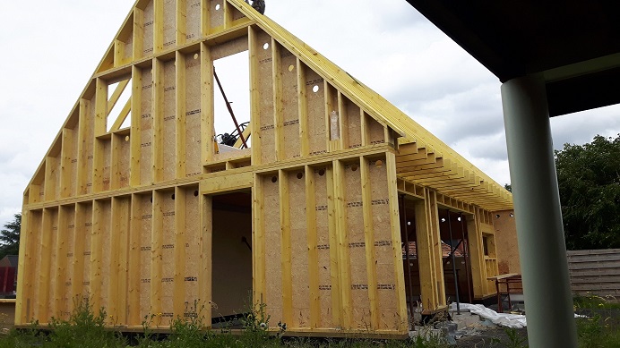 Chantiers Mouscron - Ossature bois